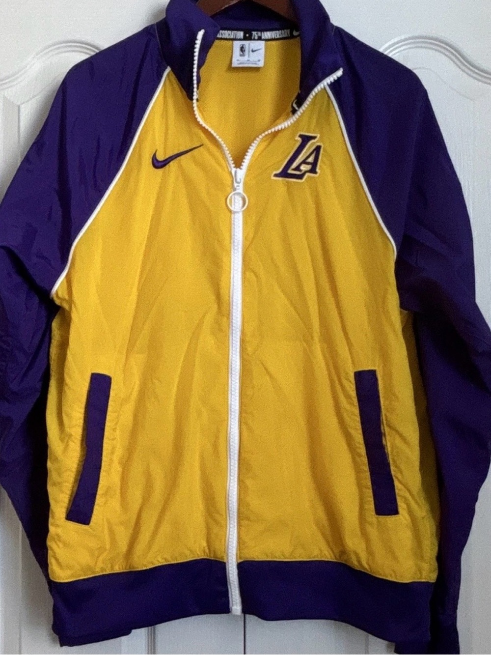 Nike NBA Los Angeles Lakers 75th Anniversary Track jacket